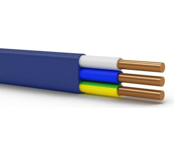 Изображение товара Кабель ВВГ-ПнгА-LS Русский Свет 3x1.5 ОК N PE 0.66кВ упаковка 50м Энергокабель ЭК000092765РС50