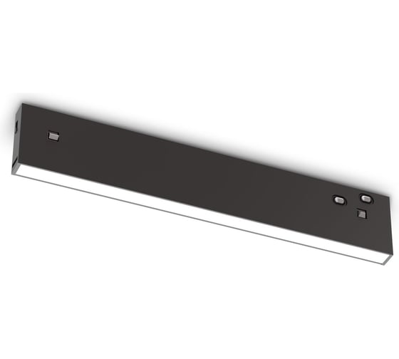 Изображение товара Светильник светодиодный трековый Ambrella Light Magnetic 48V 10мм BK черный IP20 10W 3CCT 3000/4200/6400K 200х10х37 GL2320