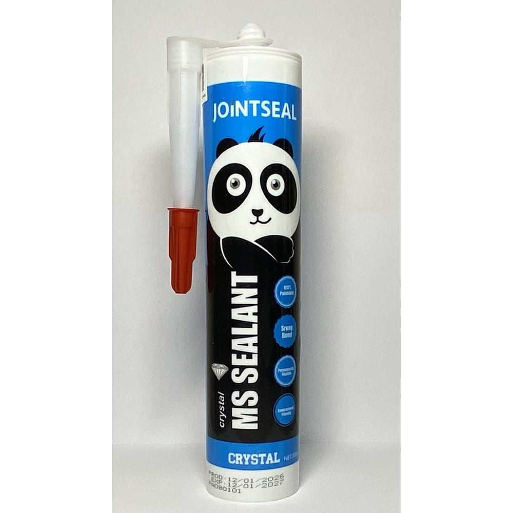 Изображение товара Клей-герметик гибридный JointSeal MS Crystal прозрачный на основе MS-полимера 300 ml MS-Crystal