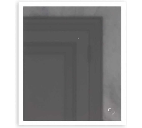 Изображение товара Зеркало MIXLINE Норма ЭКОНОМ 700_800 ШВ сенсорный выкл, светодиодная подсветка, универс.крепеж 558698