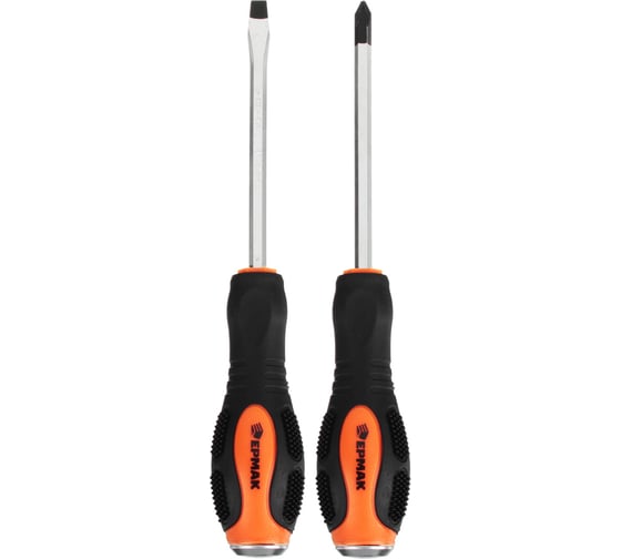 Изображение товара Набор ударных отверток 2 шт, PH2x100, SL6x100 ЕРМАК 651-221