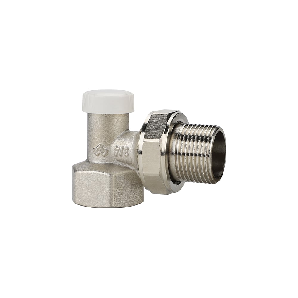 Изображение товара Запорный радиаторный клапан Varmega угловой 3/4 VM10203