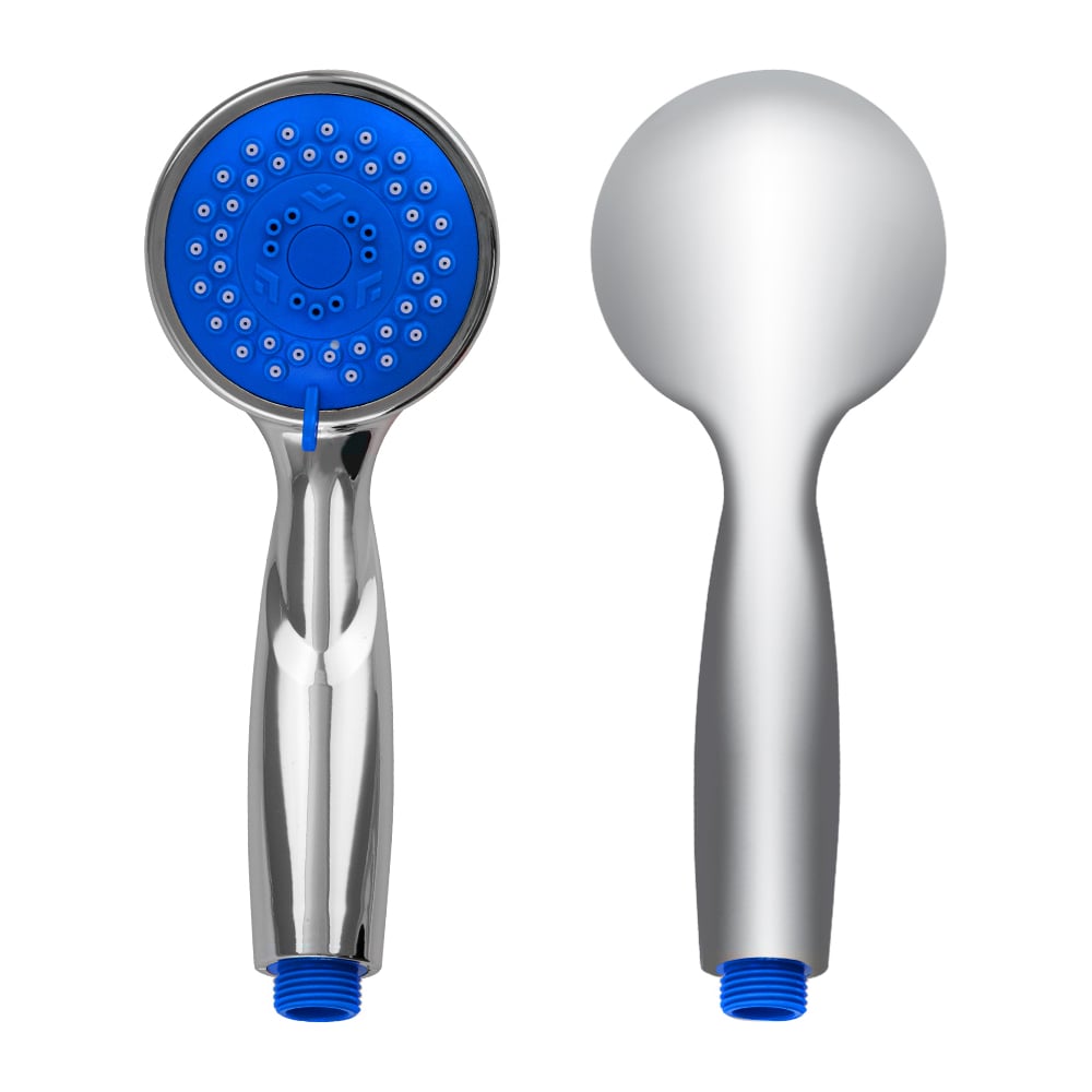 Изображение товара Лейка душевая массажная САНАКС голубая вставка, 3 режима 6036 Изображение товара Лейка душевая массажная САНАКС голубая вставка, 3 режима 6036