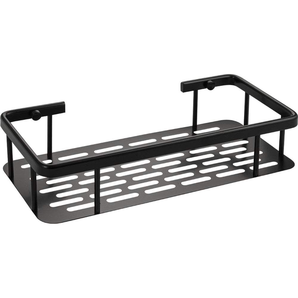 Изображение товара Полочка САНАКС алюминиевая прямоугольная 315x135x65 мм черная Изображение товара Полочка САНАКС алюминиевая прямоугольная 315x135x65 мм черная