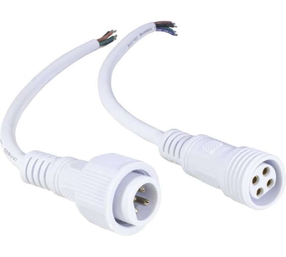 Изображение товара Разъем RUICHI 4pin WP L=40, D=18мм, 4х0.5мм2 104627