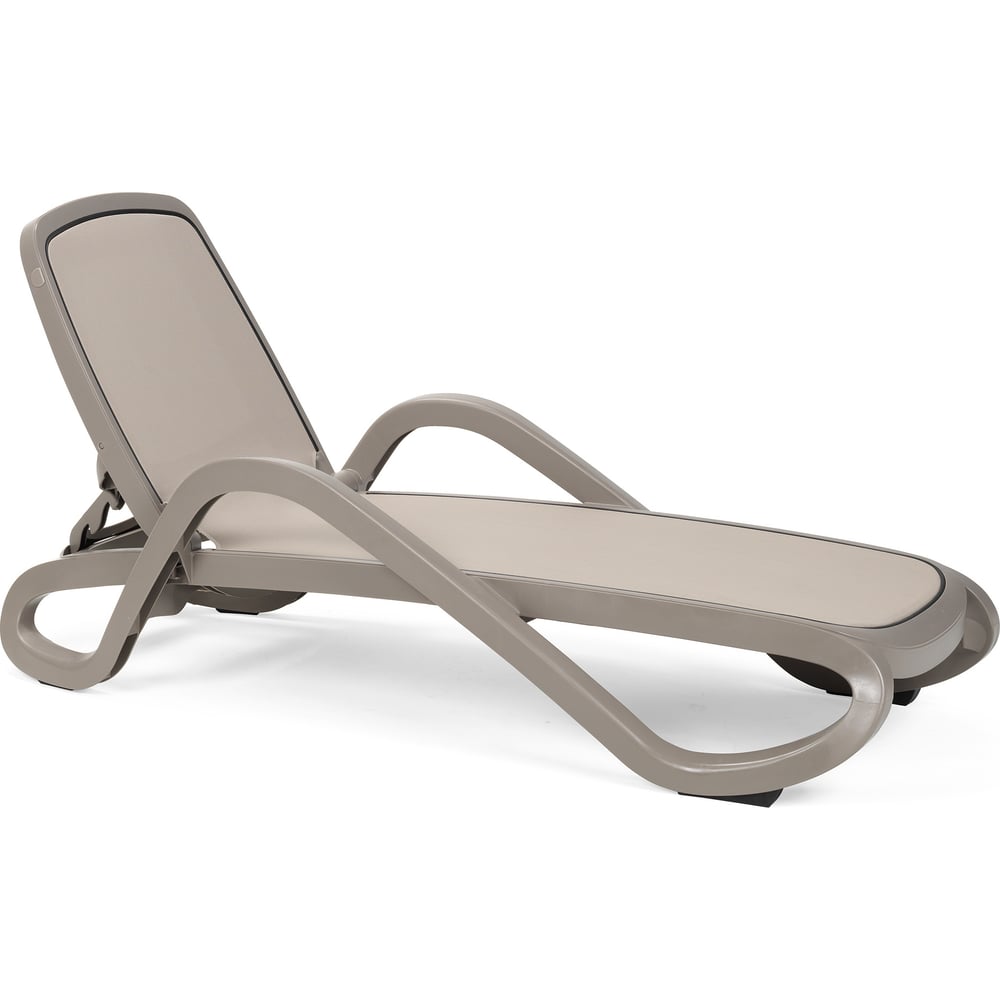 Изображение товара Шезлонг NARDI Alfa tortora 40416.10.124 — вставка, текстилен, 4 положения спинки