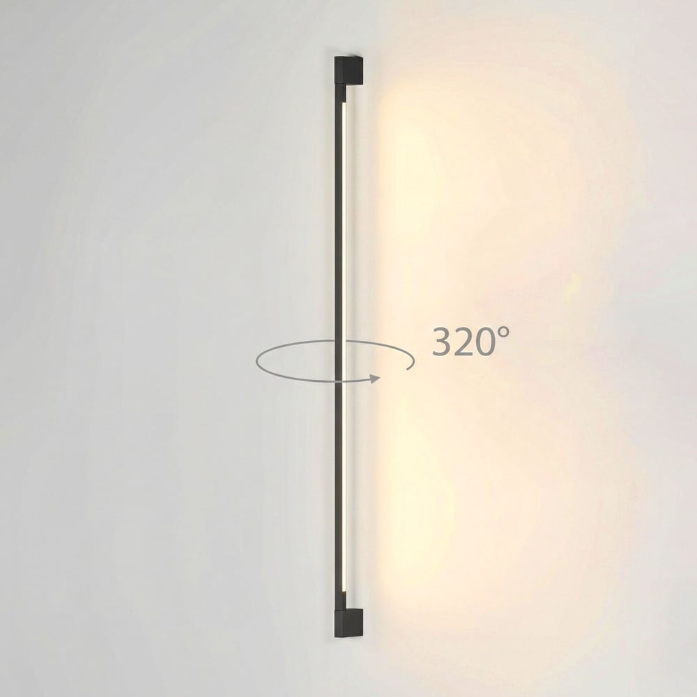 Изображение товара Уличный настенный поворотный светильник Elektrostandard Argos 3000K, IP54, черный 35121/D a072070