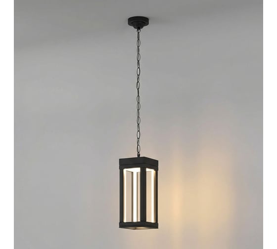 Изображение товара Уличный подвесной светодиодный светильник Elektrostandard Frame 3000K, IP54, черный 1528 TECHNO LED a072091