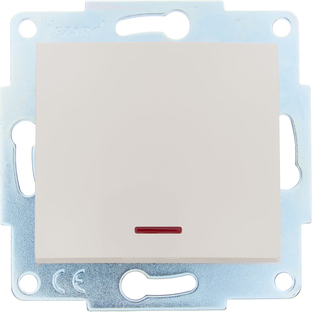 Изображение товара Выключатель с подсветкой Lezard ASTI крем, механизм 7081-0388-111