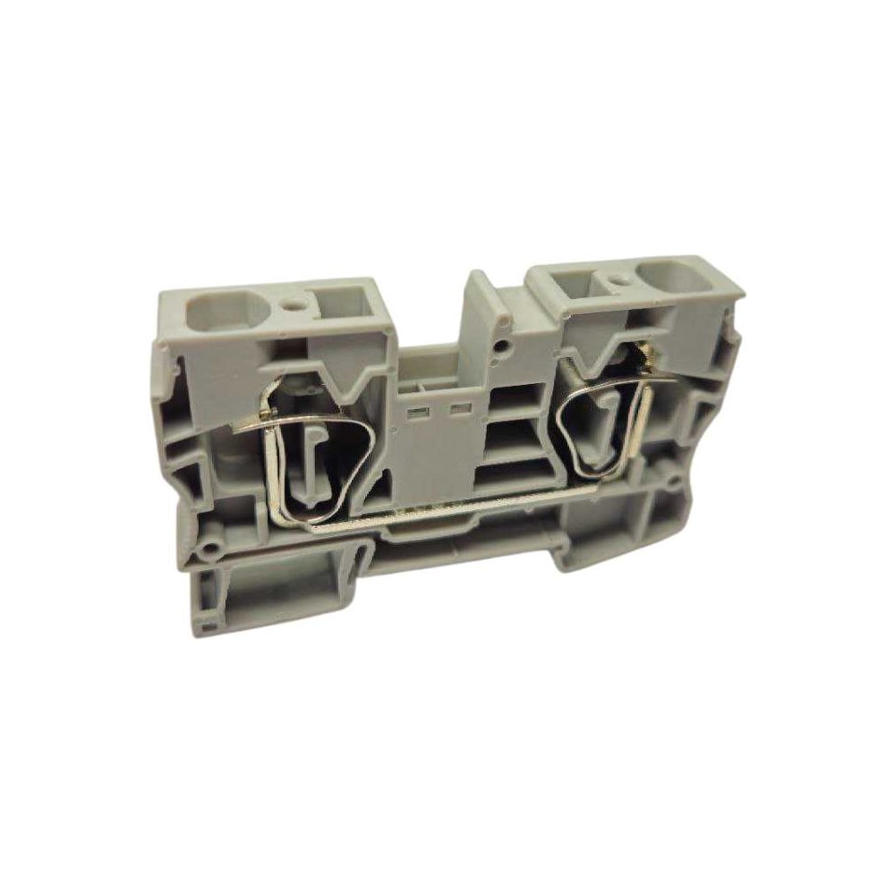 Изображение товара Клемма проходная UPUN UJ5-16 с пружинной фиксацией, 90 А, 800 В, серый