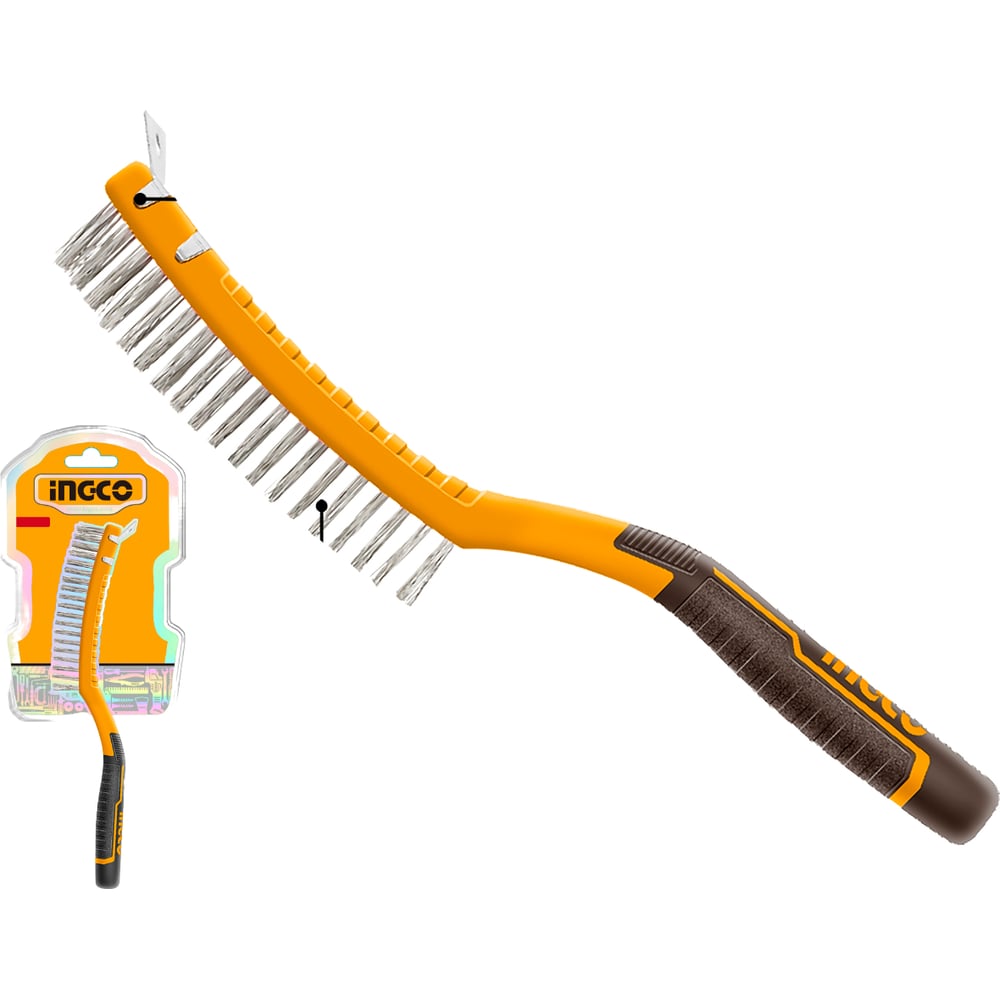 Изображение товара Проволочная щетка INGCO HKTWB3403 340 мм, углеродистая сталь