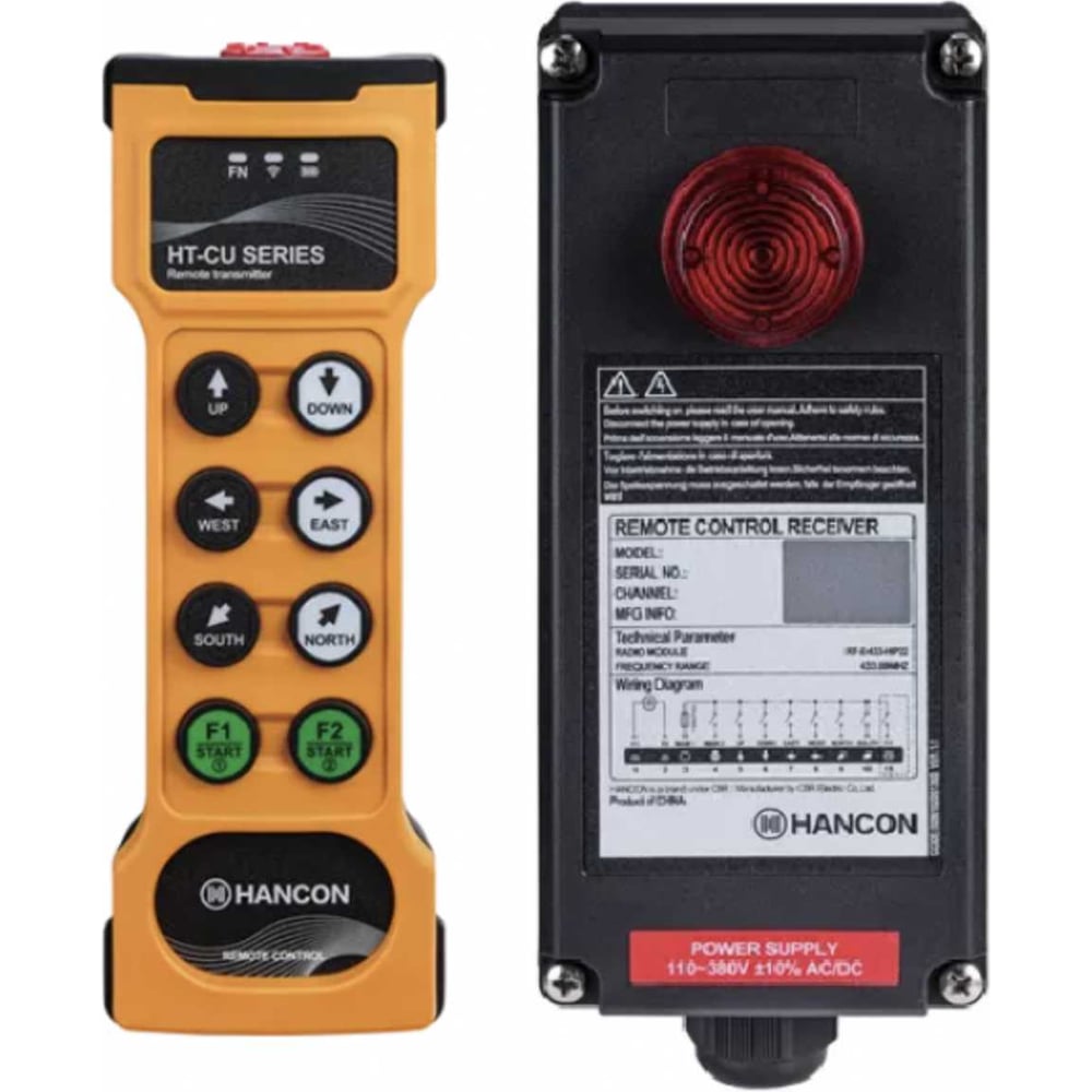 Изображение товара Промышленное радиоуправление HANCON HT-CU-8S Изображение товара Промышленное радиоуправление HANCON HT-CU-8S