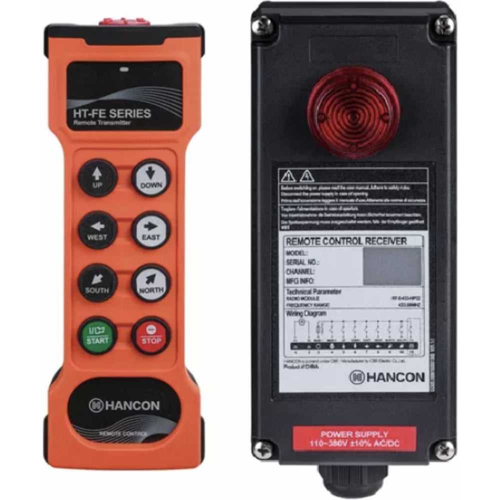 Изображение товара Пульт дистанционного управления HANCON HT-FE-06S IP65 6 кнопок Изображение товара Пульт дистанционного управления HANCON HT-FE-06S IP65 6 кнопок