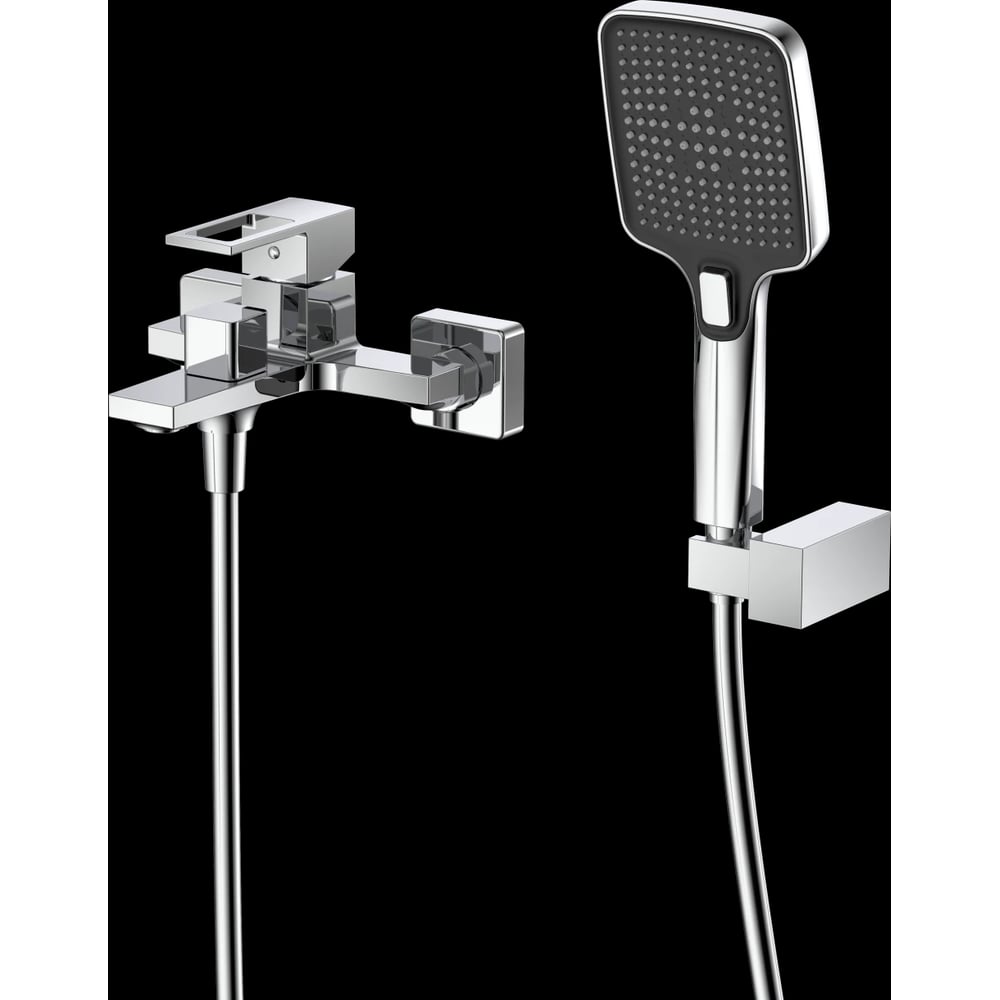 Смеситель для ванны с душем DQ Dortmund DA1713201 короткий излив хром DA1713201
