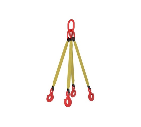 Изображение товара Строп текстильный четырехветвевой ЗСК 4СТ 8,0 т / 4000 мм, ТУ 4835-010-77850967-05, 0003368.4