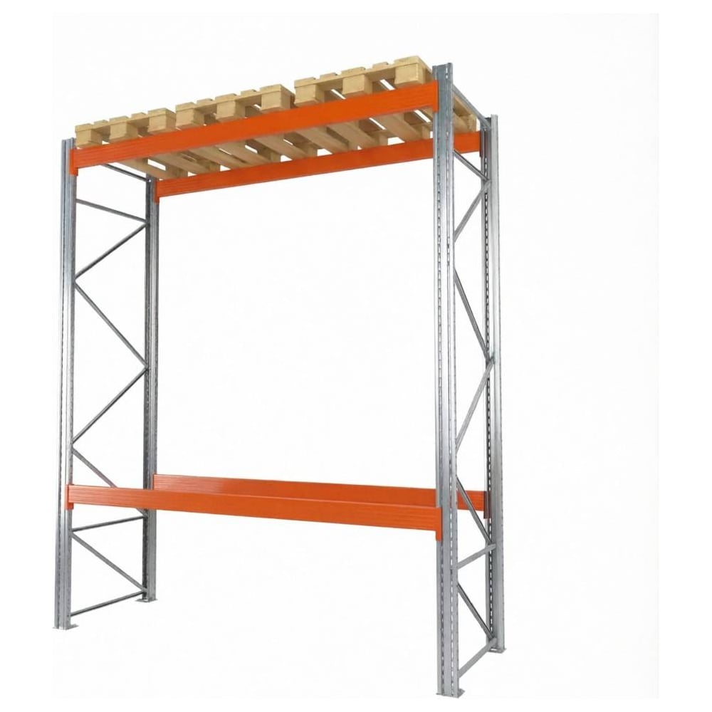 Изображение товара Стеллаж УЗТСО Секция 2 яруса 2490x2500x90x1000 мм