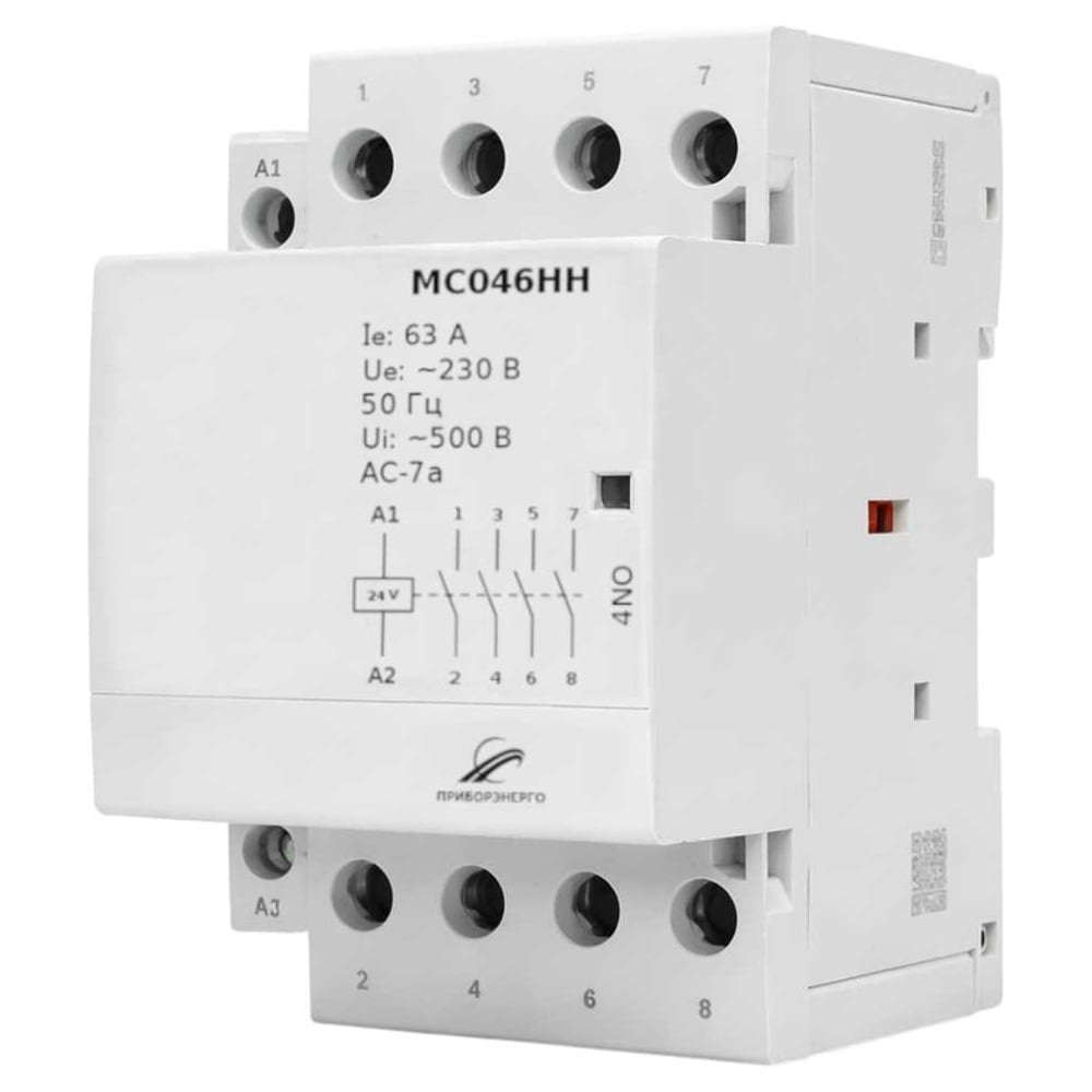 Изображение товара Контактор модульный Приборэнерго MC046HH 63 А