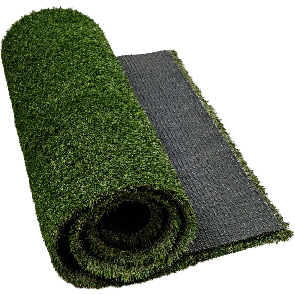 Изображение товара Рулонная искусственная трава QZRP Деко 1,5 м × 4 м, ворс 35 мм, зелёный