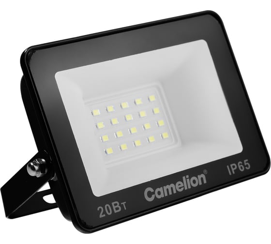 Изображение товара Прожектор Camelion LFL-2004 C02 черный (LED SMD, 20 Вт, 2000 лм, 230В, 6500К, 113х102х24) 16330