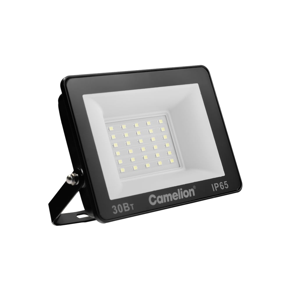Изображение товара Прожектор Camelion LFL-3004 C02 черный (LED SMD, 30 Вт, 3000 лм, 230В, 6500К, 131х118х30) 16331