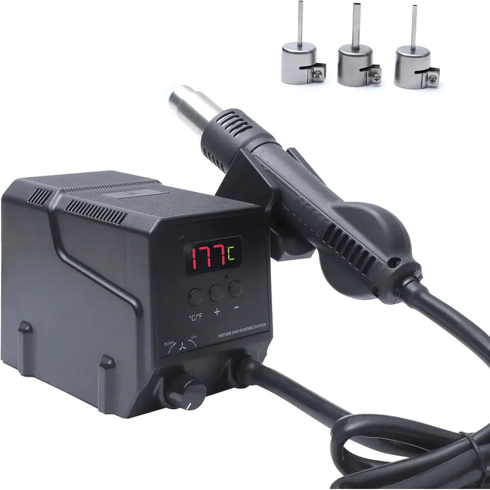 Изображение товара Паяльная станция Zhongdi ZD-8908 термовоздушная 100–500°C 300Вт