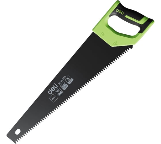 Изображение товара Ножовка по дереву DELI 450мм Про Сад DL-YL2001 (7 TPI, трехсторонняя заточка) 229857