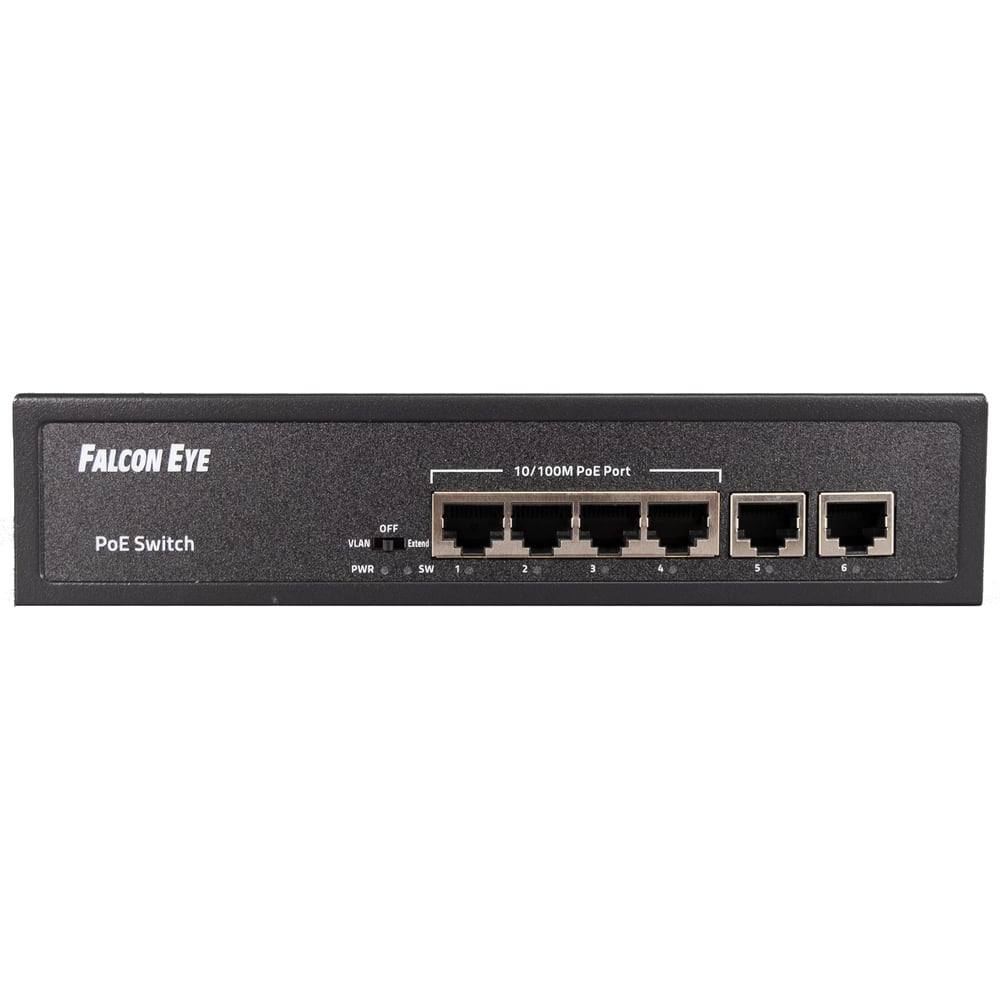 Изображение товара PoE коммутатор 6 портовый неуправляемый Falcon Eye FE-4FPF2 00-00330351 Изображение товара PoE коммутатор 6 портовый неуправляемый Falcon Eye FE-4FPF2 00-00330351