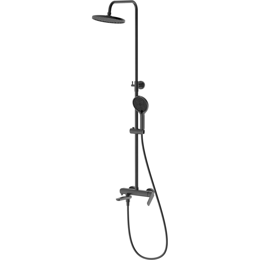 Изображение товара Душевая система со смесителем DQ Dusseldor графит DA1723706