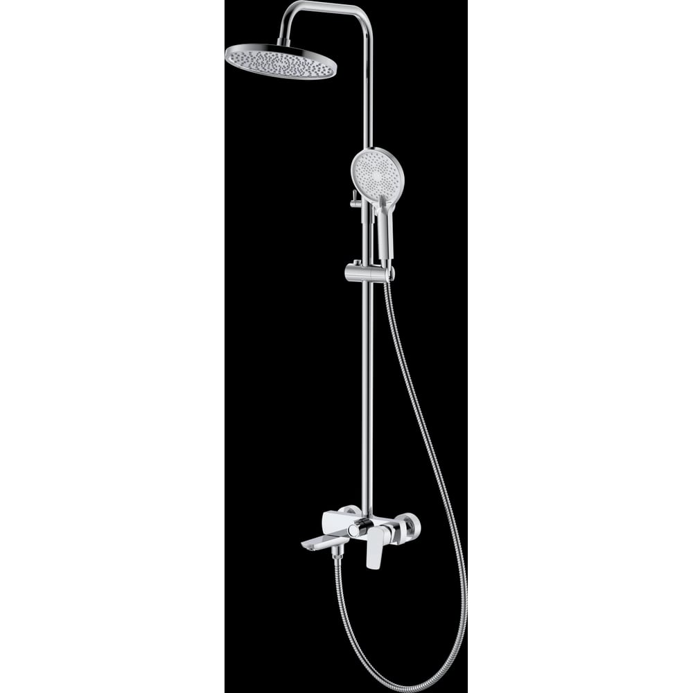 Изображение товара Душевая система со смесителем DQ Hamburg хром DA1743701