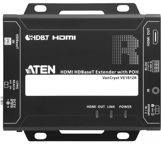 Изображение товара Приемник ATEN HDMI HDBaseT с POH, 4K 100м / 1080p 150м VE1812R-AT-G