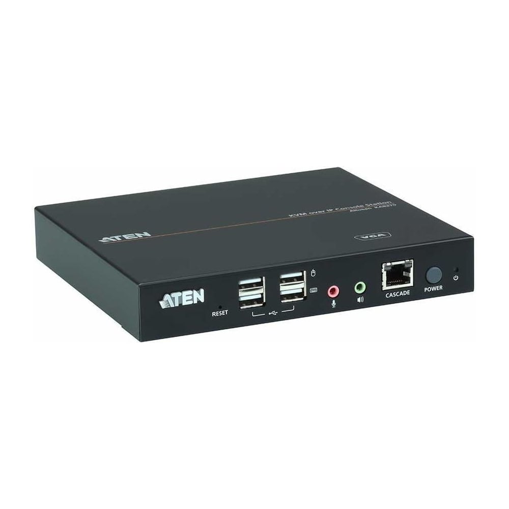 Изображение товара Станция консольная ATEN с интерфейсом VGA для КВМ-переключателя с доступом по IP KA8270-AX-G