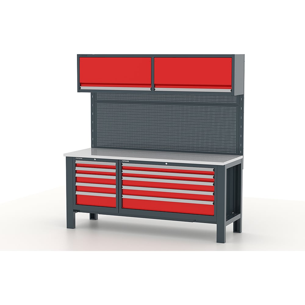 Изображение товара Верстак FERRUM Premium 1880x640x850 Столешница МДФ 25 мм, оцинкованная сталь 1,2 мм