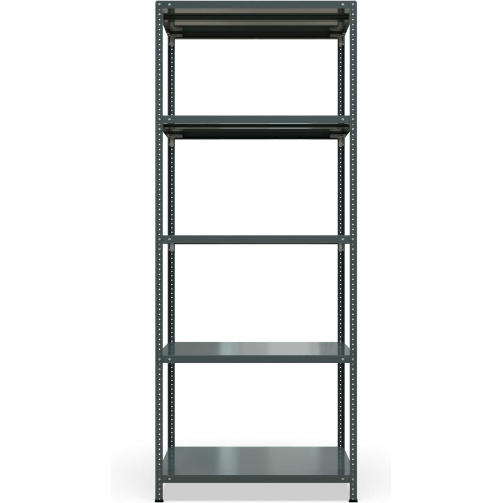 Изображение товара Стеллаж металлический IRONMEBEL Нексус 2200х800х600 мм 5 полок серый графит M-NEX-2200-0806-5T