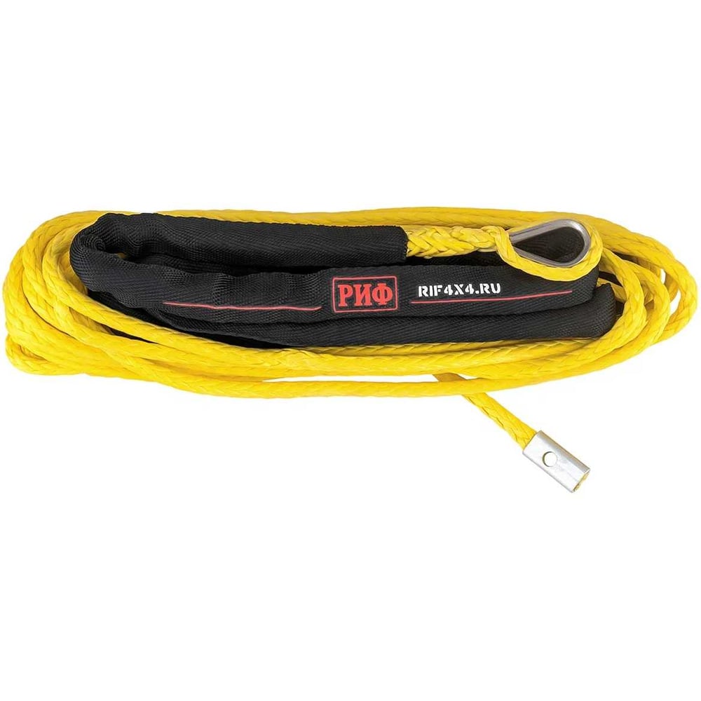 Изображение товара Трос для лебёдки РИФ SR6YE 6 мм 15 м желтый