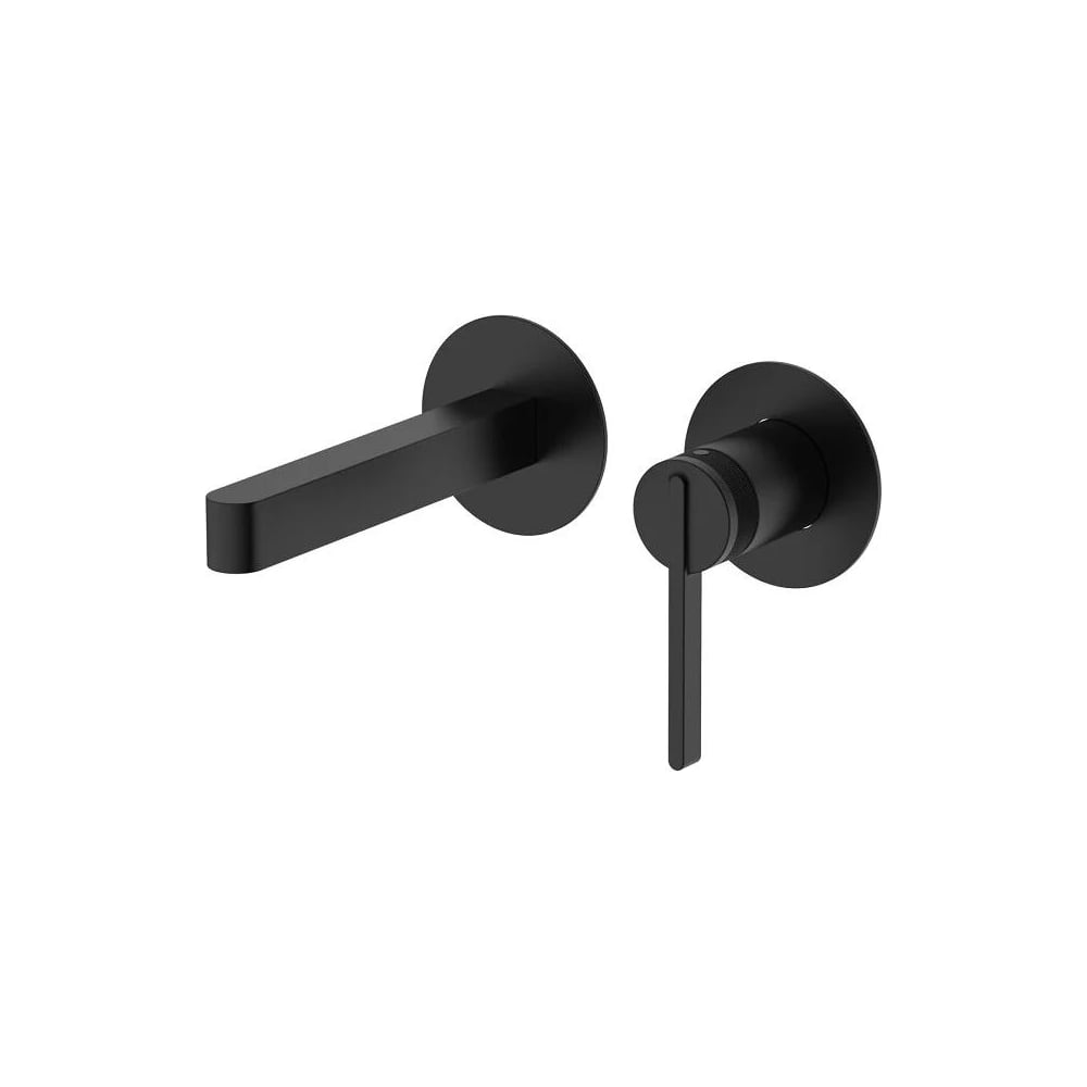 Изображение товара Смеситель для раковины DQ Bonn DA1704405 встраиваемый настенный черный DA1704405