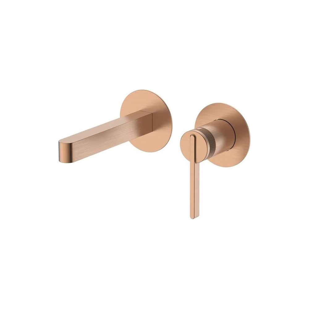 Изображение товара Смеситель для раковины DQ Bonn DA1704433 встраиваемый настенный браш.роз.золото DA1704433