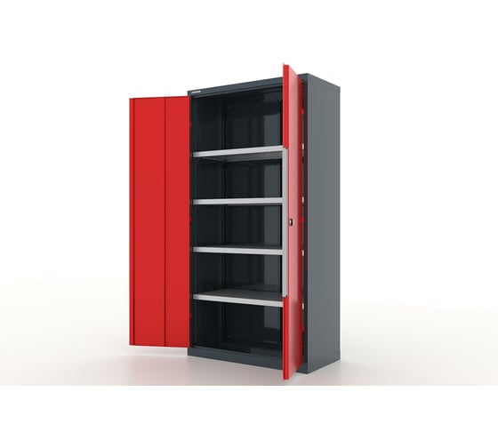 Изображение товара Шкаф инструментальный FERRUM Premium 1000х500х1950 мм, с 4 полками 13.1041-7016/3000