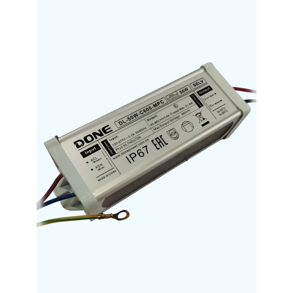 Изображение товара LED-драйвер Fibox DL-50W-C600-MPC AC-DC Done Electronic Т03761851