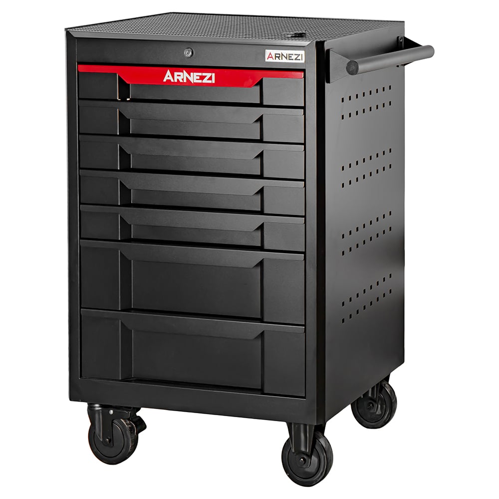 Изображение товара Тележка с набором инструментов Arnezi, 281пр. 7 ящиков, столешница с EVA R0920022
