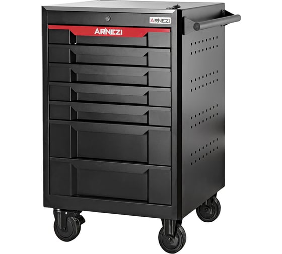 Изображение товара Тележка с набором инструментов Arnezi , 281пр. 7 ящиков, металлическая столешница R0920020