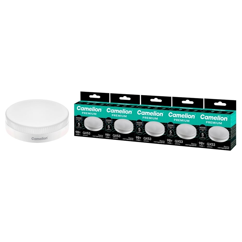 Изображение товара Светодиодная лампа Camelion Premium LED12-GX53-840-GX53 12Вт