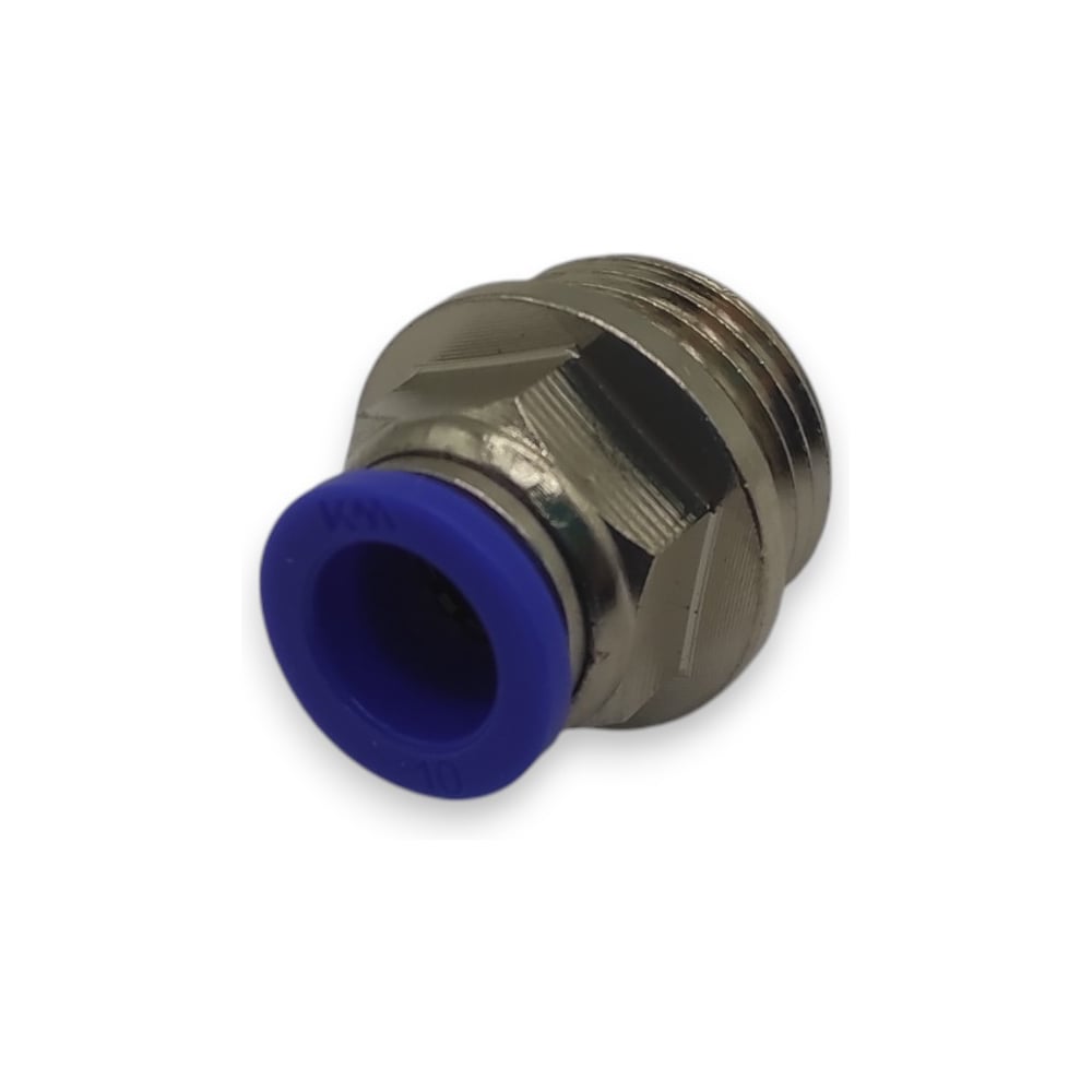 Изображение товара Фитинг цанговый прямой Контактная Механика KZPC10-04G 1/2M - 10 мм