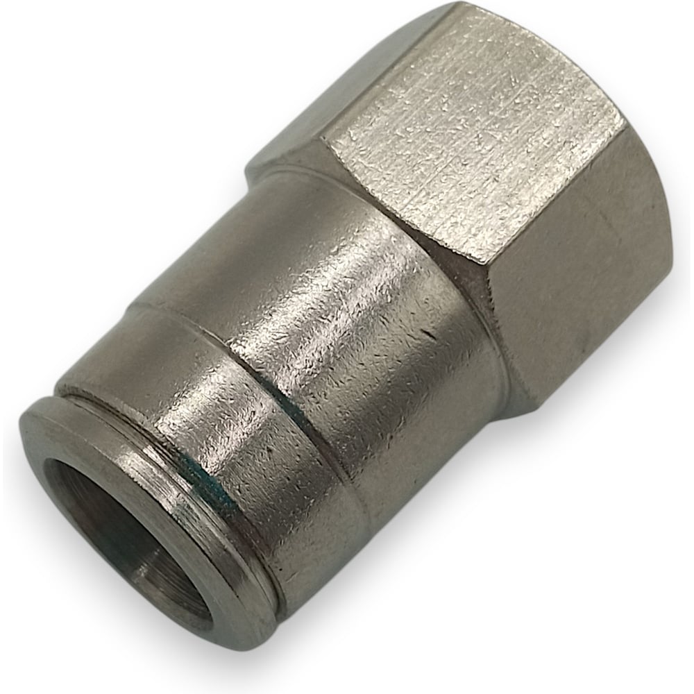 Изображение товара Фитинг Контактная Механика цанговый прямой 1/4, трубка 10мм KEMCF10-02