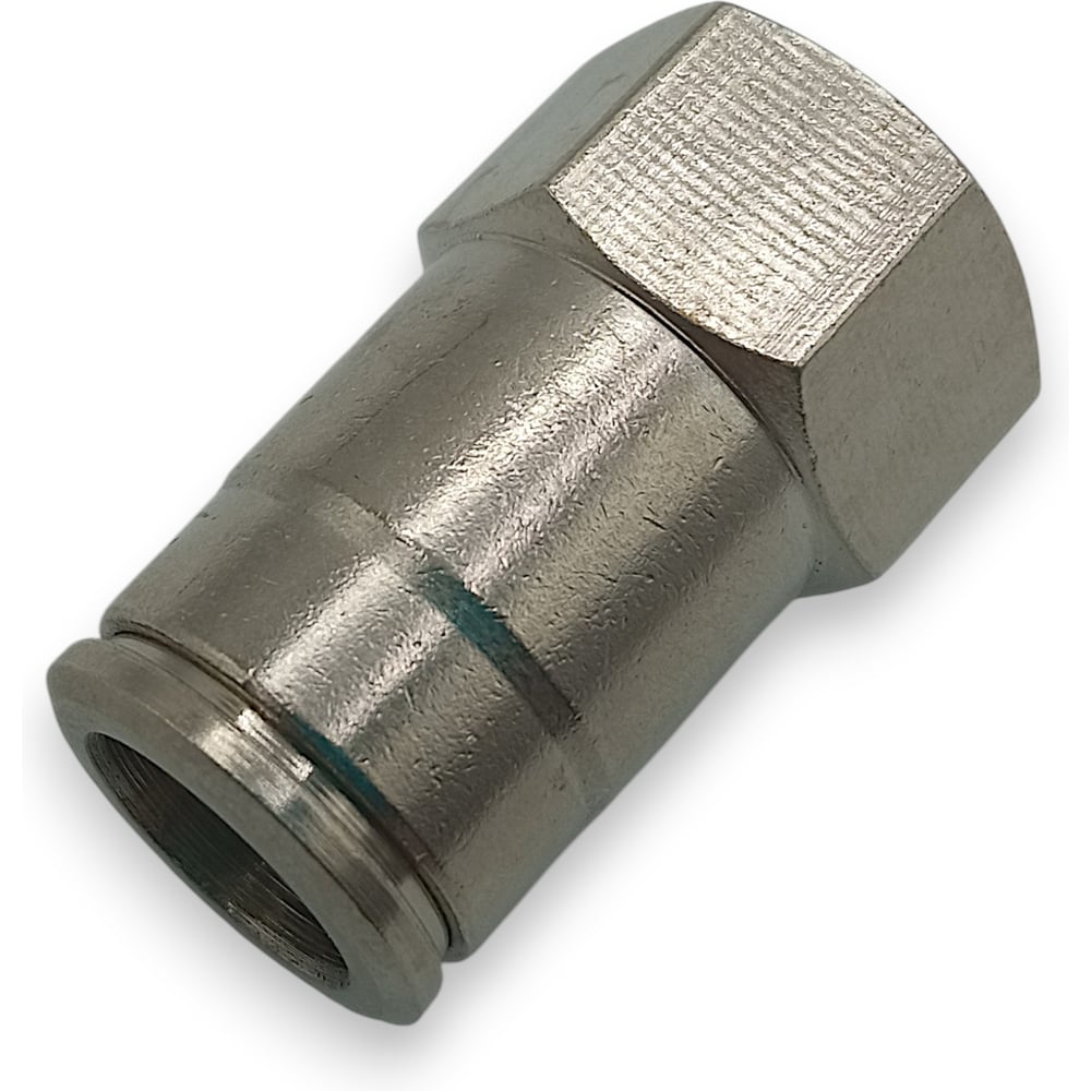 Изображение товара Фитинг Контактная Механика цанговый прямой 1/8, трубка 10мм KEMCF10-01