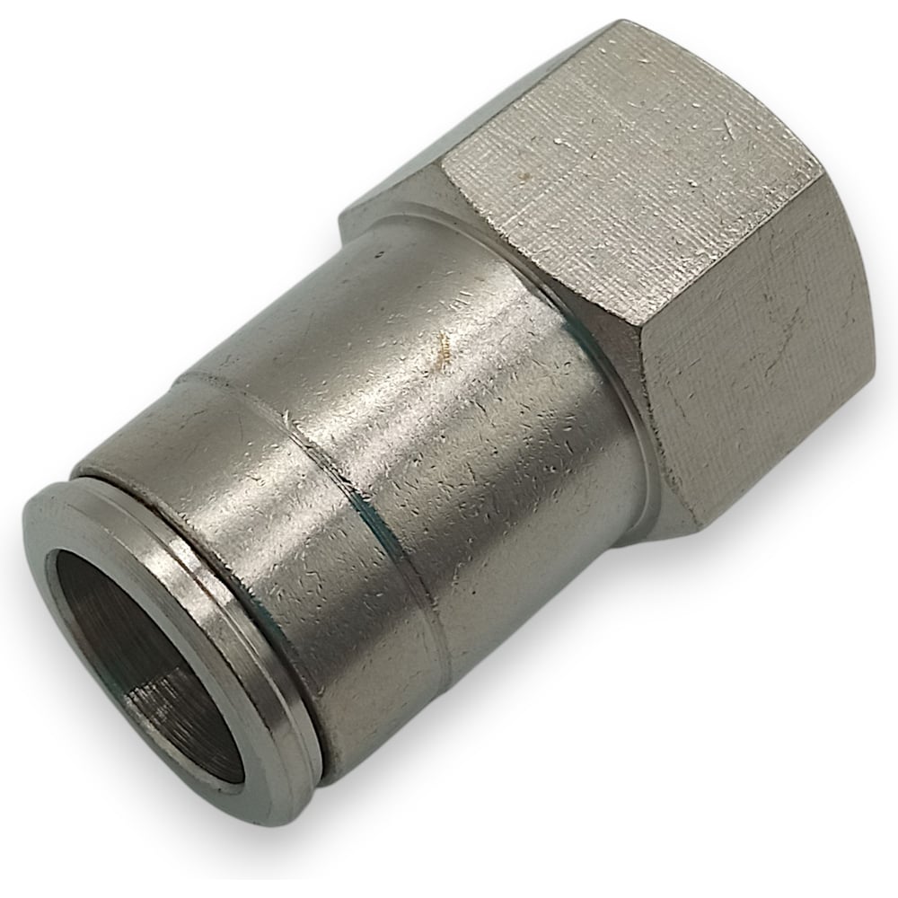 Изображение товара Фитинг Контактная Механика цанговый прямой 3/8, трубка 12мм KEMCF12-03