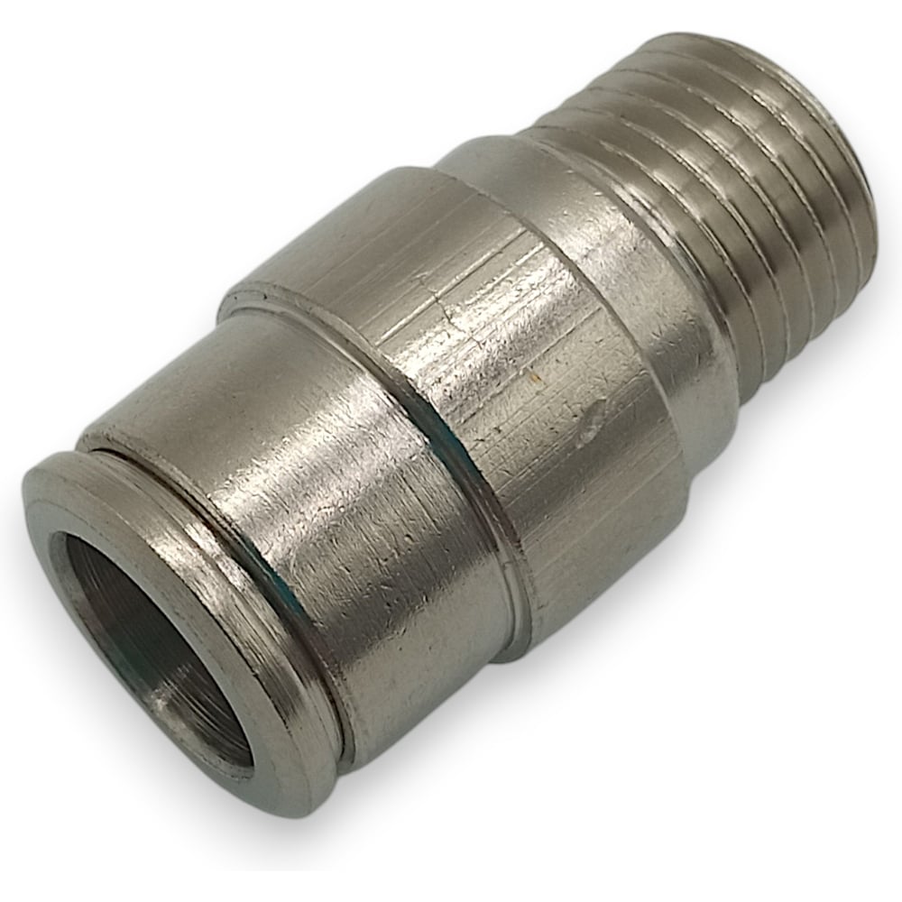 Изображение товара Фитинг Контактная Механика цанговый прямой 1/4, трубка 10мм KEMOC10-02P-A