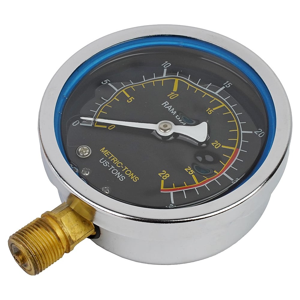 Изображение товара Манометр для пресса AV Steel 20т, глицериновый, для AV-951023, шт. AV-951023-4