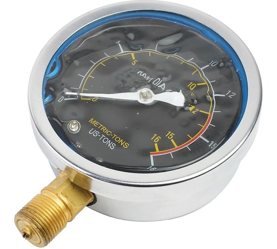Изображение товара Манометр для пресса AV Steel 10т, глицериновый, для AV-951013, шт. AV-951013-1