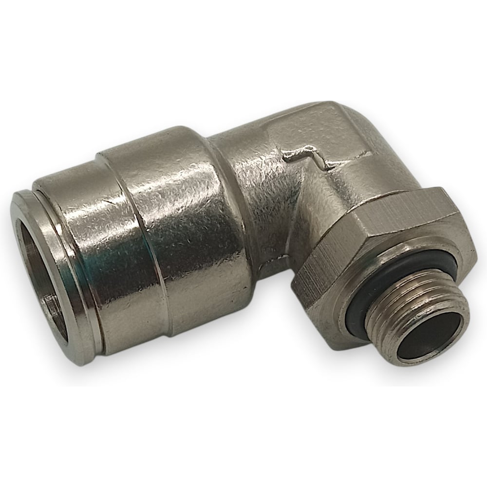 Изображение товара Фитинг Контактная Механика цанговый угловой G1/8, трубка 12мм KEML12-01G-A