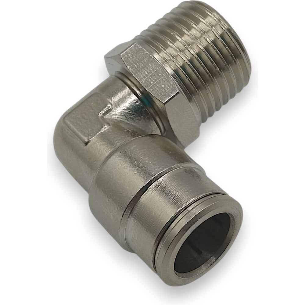 Изображение товара Фитинг Контактная Механика цанговый угловой 1/2, трубка 12мм KEML12-04P-A